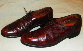 Leather shoes