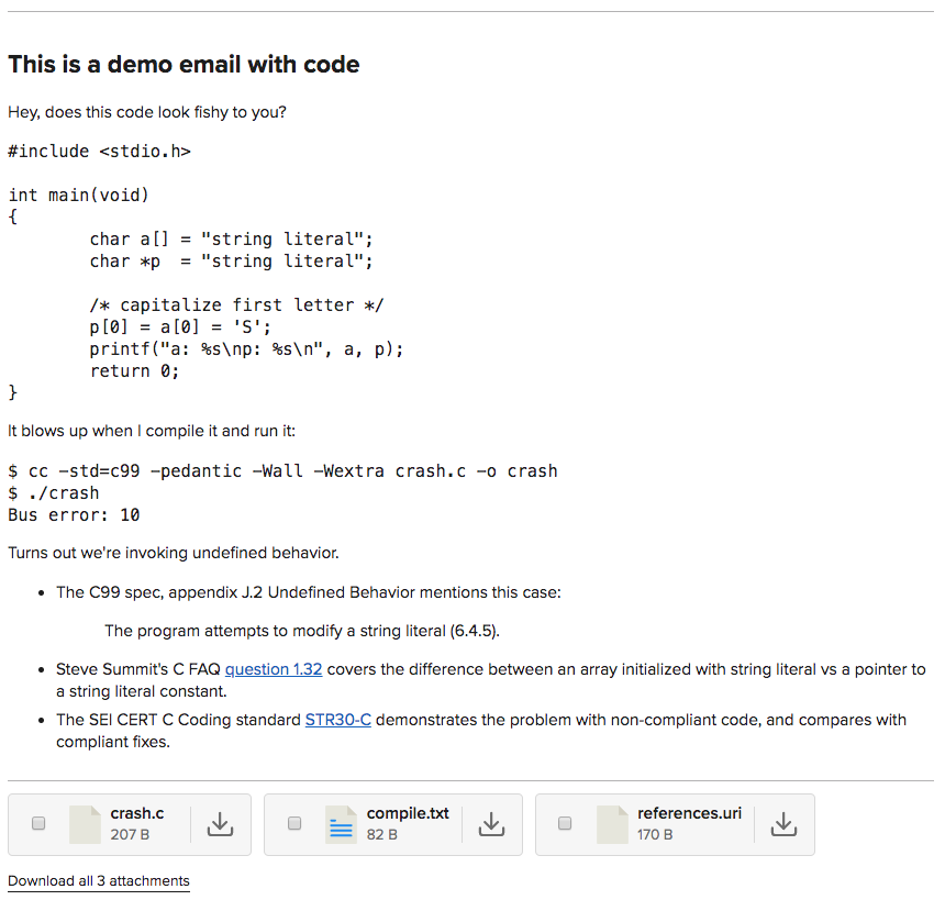 rendered in fastmail