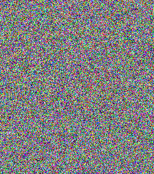 The randomly generated image